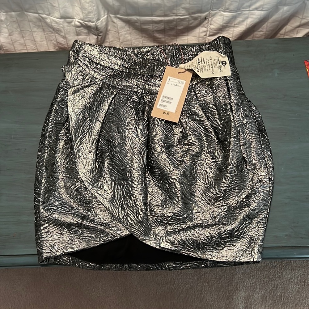 NWT Isabel Marant x H&M Metallic Skirt
